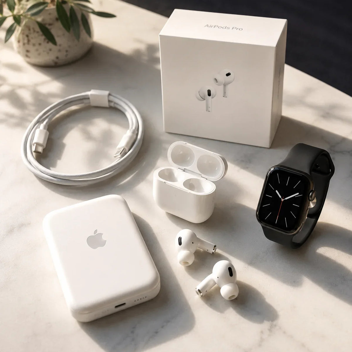 Essentials Collection Buds+Power Bank+Watch